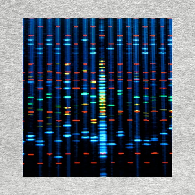 DNA sequence on a computer monitor screen (G210/0734) by SciencePhoto